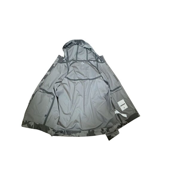 G/FORE Men Tonal Floral Weather Resistant Repeller Jacket Charcoal M NWOT - Picture 7 of 9